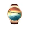KW18 Smart Watch Full Screen Rounded Bluetooth Reloj Inteligente SIM Card Wristwatch Heart Ret Monitor Clock Mic Armband för iOS Android