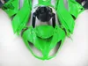 Aftermarket carenagens kit de Kawasaki Ninja 2009 2010 2011 2012 ZX6R verde carenagem preta chinesa definir 2.009-2.012 ZX6R ZX 6R 636 ZX636