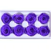 8pcsbox fleurs conservées de haute qualité fleur Rose immortelle 5 cm de diamètre Gift de la fête des mères éternelle matériau de fleur de la vie 8160434