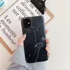 Étuis de téléphone résistants à la saleté pour iPhone 6 7 8 Plus 11 12 Pro X Xr Xs Max Antichoc IMD Marbre Silicone TPU Mode 2021