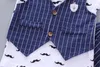 Kleinkind Kinder Baby Jungen Kleidung Gentleman T -Shirt Top Shorts Hosen Sommer -Outfits Set Kinder Kleidung Cotton1733336