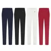 Spring and autumn new leggings were thin elastic stretch pants large size high waist white trousers elastic waist