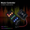 Musikkontroll DREAM Color LED -strip Set WS2811 LED -strip Light 5050 RGB DC12V med Music Remote Controller 12V 3A Power Supply2255542