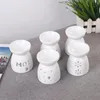 Incense Burner Delicate Ceramic Fragrance Lamp Fashion Hollowed Out Aroma Stove Candle Oil Furnace Home Decor