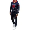 Zogaa 2018 Spring Men Track Suits Leisure Sportswear Man Man Solid Tracksuits العلامة التجارية البيضاء السوداء اللياقة