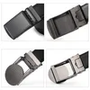 CETIRI men039s ratchet click belt genuine leather dress belt for men jeans holeless automatic sliding buckle black brown belts 4005742