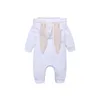 Nuovo Autunno Infantile Del Bambino Coniglio Pagliaccetti Cartoon Bunny Con Cappuccio Ragazzi Ragazze Pagliaccetti di Cotone Bambino Neonati Tute Tute Tute Tute 4382