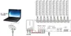 30 قناة RGB DMX512 وحدة فك الصمام قطاع dmx تحكم 60a dmx باهتة pwm سائق الإدخال dc12-24v 30ch dmx فك ترميز ضوء التحكم