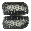 One Pair Kidney Grille F10 F11 F18 Diamond Style for 5 Series 520i 523i 525i 530i 535i Racing Grilles