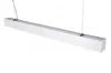 Free Shipping 1.8m 80w up and down lighting led linear lamp with suspended cable and connectors for office led lighting