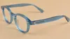 كامل- جوني ديب نظارات نظارة قصر النظر eyeglasses retro oculos de grau الرجال والنساء قصر النظر eyeglasses