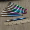 Novelty Lapices Student Practice Writing Tool Shark Fountain + Pens Glittering Gradient Rainbow Shark Hoody EF Fine Nibs Calligraphy Pen