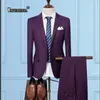 Yiwumensa Ternos Para Hombre Light Grey Wedding Past for Mens Custom Made Mens Pak Business Classic Man Suit Slim Fit