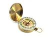 Portable Brass Pocket COMPASS Sports Camping Hiking Portable Brass Pocket Fluorescence Compass Navigation Camping Tools