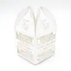 cone shaped custom metallic gold laser cut wedding favor boxes5009209