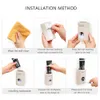 Dispenser automatico di dentifricio antipolvere Portaspazzolo a prova di polvere Parete Supporto per il bagno Accessori per il bagno Set Dentifricio Squeezers Dente