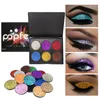 POPFEEL EK Série 6 Cor / set Paleta Da Sombra Glitter Shimmer Altamente Pigmentado Paleta de Maquiagem Profissional Em Pó À Prova D 'Água