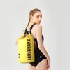 Toswim 15L防水ドライバッグショルダーバケツバックパック水泳の貯蔵ポーチ屋外旅行Mijiayoupin  - 黄色