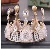 Urodziny Korona Ciasto Dekoracji Pieczenia Ręcznie Retro Królowa Kryształowa Bride Crown Jewelry