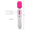 Masaje corporal Potente varita mágica masajeadora AV Wand Vibrador productos sexuales Vibradores recargables USB Juguetes sexuales para mujeres