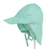 Nuovo design Neonati maschi Berretti Protezione solare Cappello da bagno floreale Bambini Protezione solare Cappello Cappello da esterno Copricapo ultravioletto Cappellino da sole solido per bambini