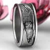 Vintage 925 en argent Sterling arbre bois hibou bague anniversaire cadeau fiançailles bijoux de mariage anneaux taille 6 132016812