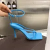 Hot Sale-Luxury Women Sandal Designer Flip Flop nappa dream stretch sandals ladies fashion Party Slippers Wedding Woman high heels