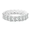 choucong Set di anelli di promessa taglio ovale 5A zircone pietra argento sterling 925 anelli di fidanzamento fedi nuziali per le donne gioielli con dita