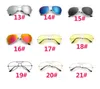 Frau Farbfilm Sonnenbrille Metall Sonnenbrille Blendendfarbe Brille Sonnenbrille Damen Outdoor Schatten Gläser Mode -Sonnenbrillen DC288