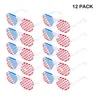 Louver glasses full frame American flag glasses Europe and America novel dance party holiday supplies gifts