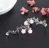 Clip d'oreille rétro branche de Rose pour femmes, Anti-allergie, manchette d'oreille de luxe, boucle d'oreille de styliste, livraison gratuite