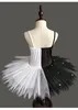 Ballet Tutu Bailarina Profissional Preto Branco Trajes de Dança do Lago dos Cisnes Criança Crianças Panqueca Tutu Vestido de Balé Infantil Meninas3268