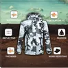 Hot Camouflage Raincoat Kvinnor/män passar Rain Coat Outdoor Hood Women's Raincoat Motorcykel Fiske Camping Rain Gear Men's Coat