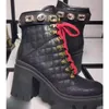 2019 Fashion women Shoes Fashion British Boots Round Toe Martin Boots Buckle Strap Chunky Heel Round Toes Rhinestone brand Ankle Boots 35-42