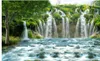 Waterfall Wallpapers Water 3D пейзаж фон фон настенные обои для стен 3 D для гостиной