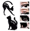 Cat Line Eye Makeup Tool Eyeliner Stencils Template Shaper Model Beginners Efficient Eyeline Card Tool 1pair RRA991