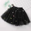 Baby Girls TUTU Skirts Kids Floral Printed Mesh Princess Dress Summer Ballet Tulle Pettiskirt Fancy Party Skirts Costume Dancewear YP813