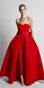 Red Celebrity Salopettes Robes de soirée avec jupe amovible sweetheart satin Guest Prom Party Robes