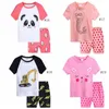 Enfant en bas âge garçon tenues INS bébé chemises pantalons courts 2 pièces ensemble à manches courtes garçons vêtements ensembles été bébé vêtements 19 modèles DW5253