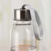 300 ml/400 ml/500 ml plastvattenflaskor för utomhussportsresor transparent klara vattenkoppar med rep