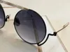 Luksusowe okrągłe okulary przeciwsłoneczne złoto szaro zacienione okulary soczewki designerskie okulary przeciwsłoneczne marka bardzo rzadkie okulary przeciwsłoneczne okulary okulary nowe z B1361798