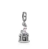 Adatto ai braccialetti Pandora 20pcs Princess Castle Charms in argento con perline ciondolano perline per gioielli fai da te in argento sterling all'ingrosso