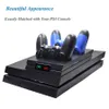 Yoteen per PS4 Slim Pro Dualshock 4 Caricabatterie con joystick wireless Indicatore doppio LED Dock Station di ricarica rapida per Sony Playstation