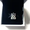 Partihandel-Windmill Charm Pärlor för Pandora 925 Sterling Silver Set CZ Diamond DIY Armband Pärlor med Original Box Semestergåvor