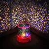 Novidade Itens Adorável Colorido LED Night Light Projetor Céu Estrelado Estrela Lua Crianças Crianças Bebê Sono Romântico Lâmpada de Projeção USB3993411