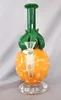 Ananas jaune 25cm de haut poids 650g 14mm taille de joint conduites d'eau en verre bong en verre avec banger ou bol en quartz