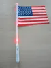 Temmuz Aydınlık Bayrak Parti Malzemeleri Amerikan LED Bayrağı El Bayrağı 30 * 20cm ABD Bağımsızlık Günü Banner Bayraklar 4