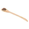 Practical Long Handle Wood Honey Spoon Mixing Stick Dipper For Honey Jar Coffee Milk Tea Stirring Bar Supplies Kitchen Tools