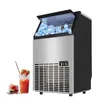 Qihang_top 220W Elettrico Automatico di Forma Quadrata Fabbricatore di Ghiaccio Blocco Commerciale Macchina per la Produzione di Cubetti di Ghiaccio per Bar Caffetteria 55kg/24H