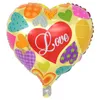 18 inch inflatable air ballons heart shape helium balloon wedding decoration foil balloons love ballons wholesale